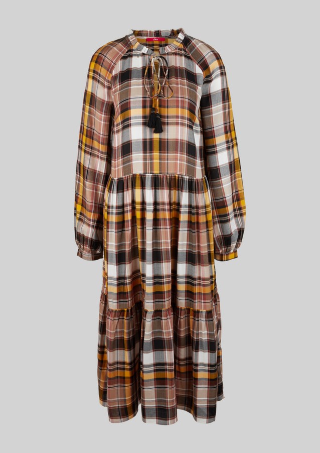 Femmes Robes | Robe à pans à carreaux en flanelle - MY25043