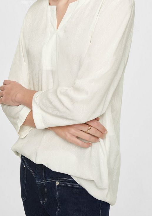Viscose blouse with 3/4-length sleeves from comma
