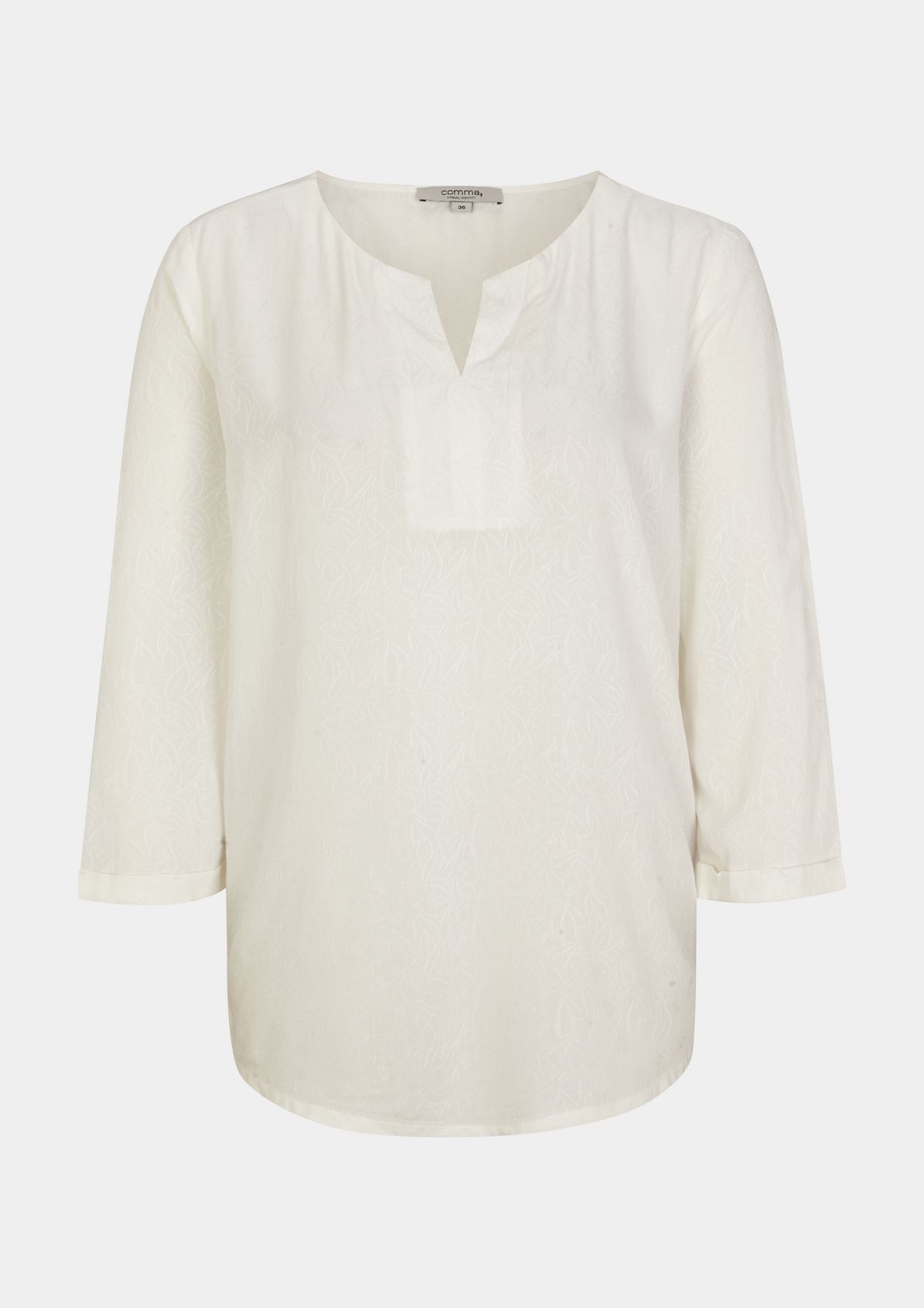 Viscose blouse with 3/4-length sleeves from comma