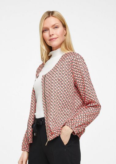 Bomber jacket with an all-over print from comma