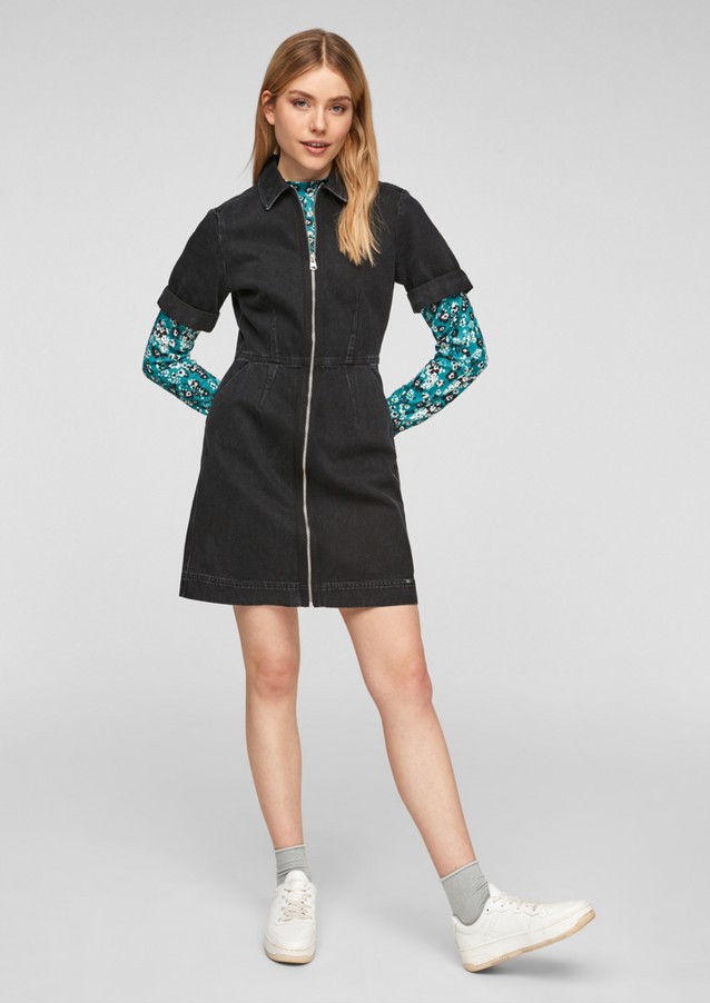 Femmes Robes | Robe en jean zippée - BX89780