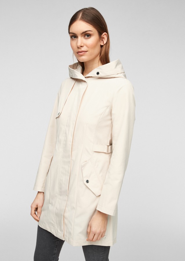 Women Coats | Hooded coat with a slim fit waist - VC68749