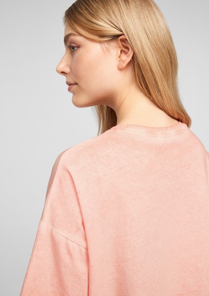 Femmes Shirts & tops | T-shirt oversize à la teinture pigmentaire à froid - IS46616