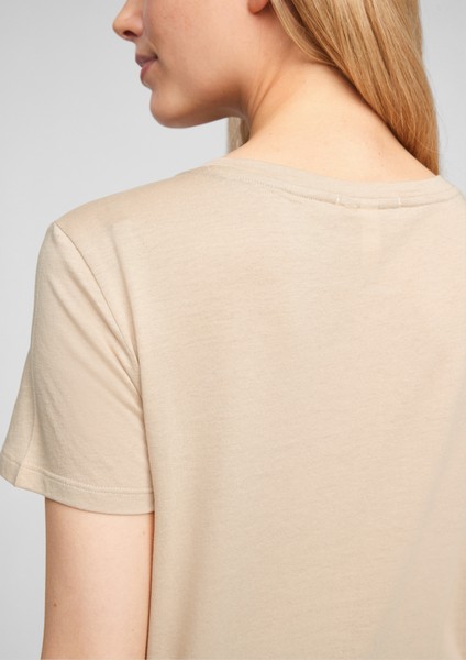 Damen Shirts & Tops | Shirt mit Schriftprint und Nieten - JT92822