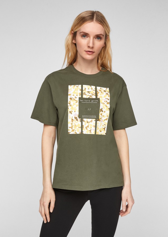 Damen Shirts & Tops | Jerseyshirt mit Folienprint - YG79774