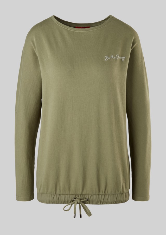 Damen Shirts & Tops | Lockeres Shirt aus Strickjersey - PP49680