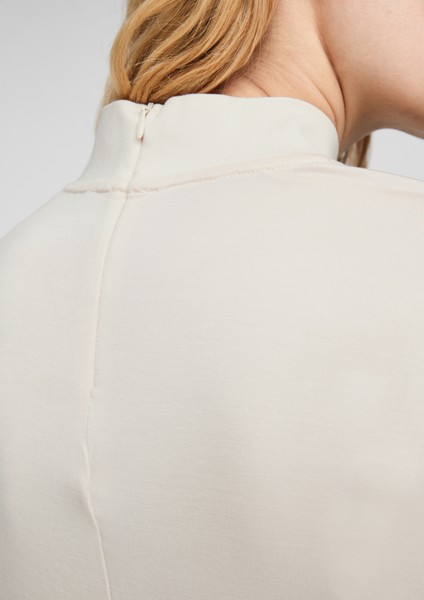 Damen Shirts & Tops | Jerseyshirt mit Crêpe-Front - EW07406