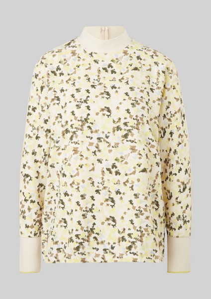 Damen Shirts & Tops | Jerseyshirt mit Crêpe-Front - EW07406