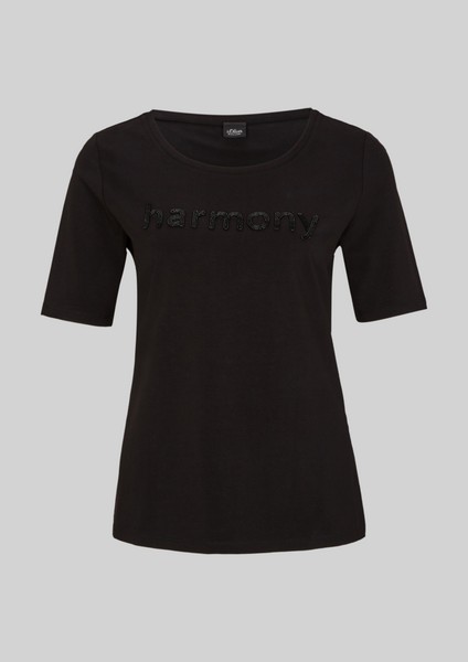 Damen Shirts & Tops | Jerseyshirt mit Schmuckperlen - FX44430