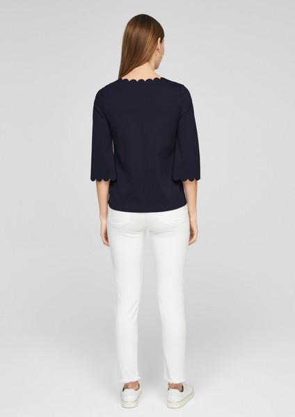 Damen Shirts & Tops | Interlockshirt mit Muschelsaum - BU72369