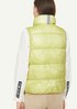 Quilted body warmer with illuminating details from comma