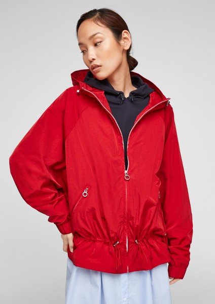 Women Jackets | Nylon jacket with batwing sleeves - MF30603