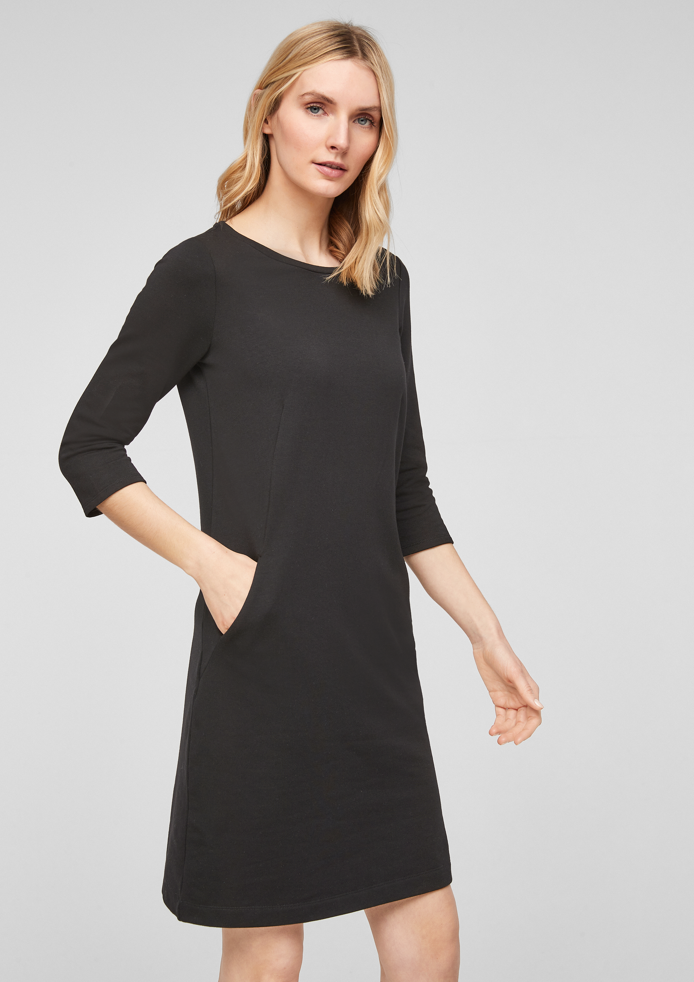 comma Kurzes Kleid mit Eingrifftaschen