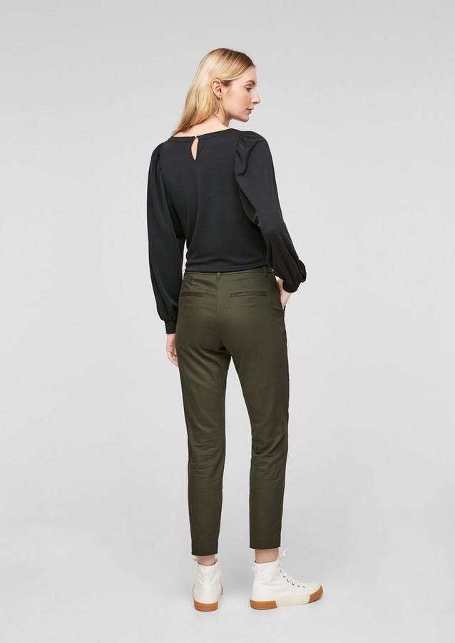 Women Trousers | Elegant ankle length stretch trousers - SN34086