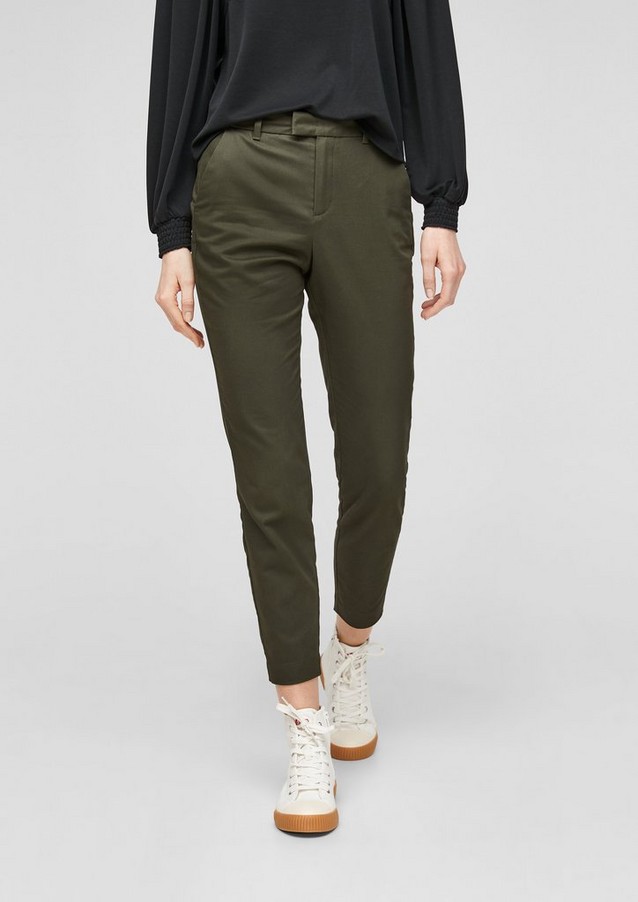 Women Trousers | Elegant ankle length stretch trousers - SN34086