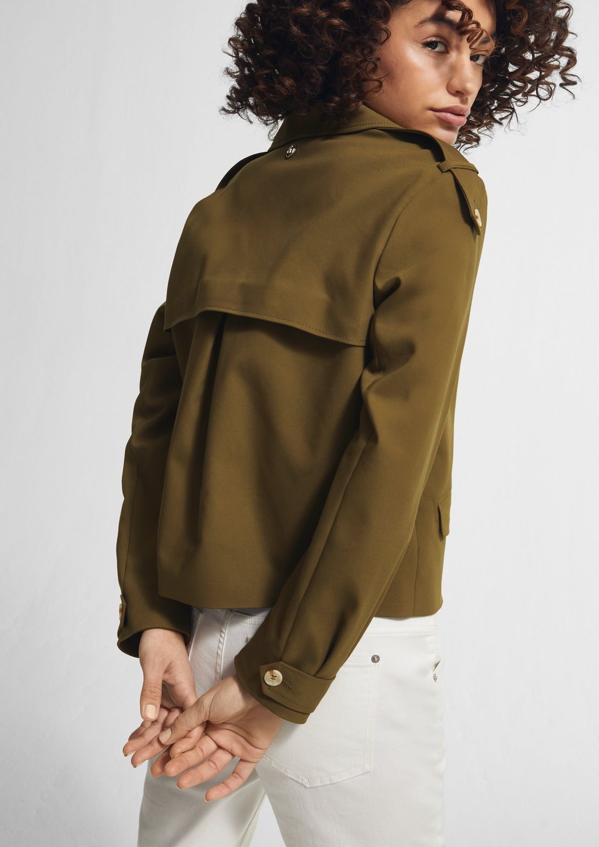 Trench coat with wide sleeves from comma
