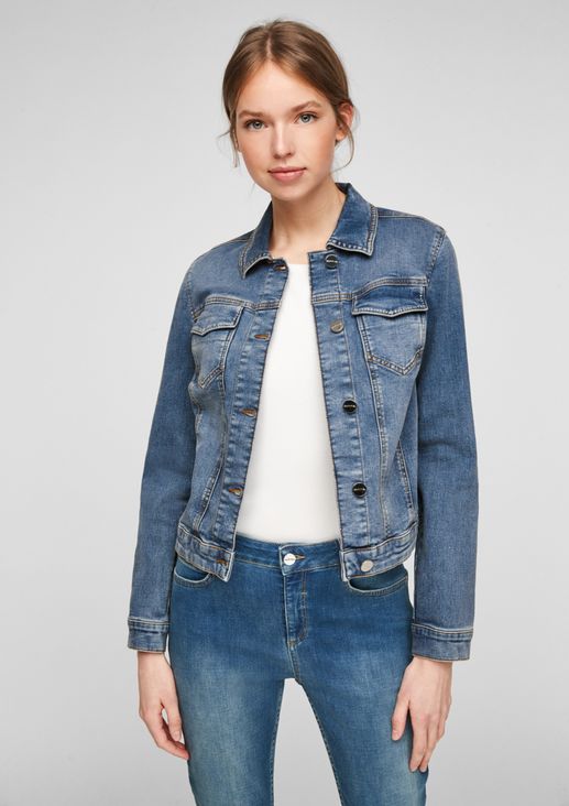 Lightweight denim cropped jacket from comma