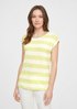 Striped top with a decorative collar from comma