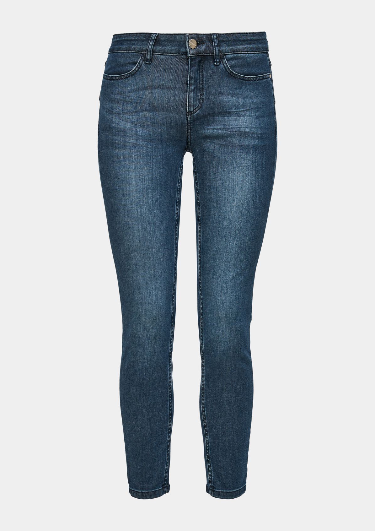 Skinny fit jeans with a push-up effect from comma