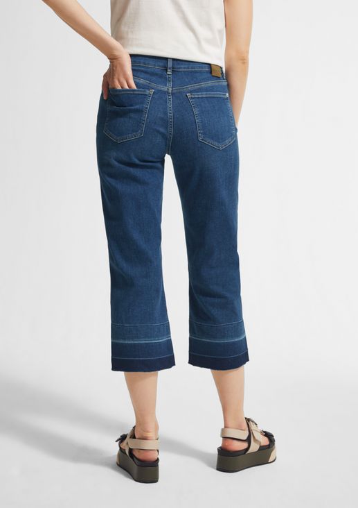 Regular Fit: Jeans mit Cropped leg 