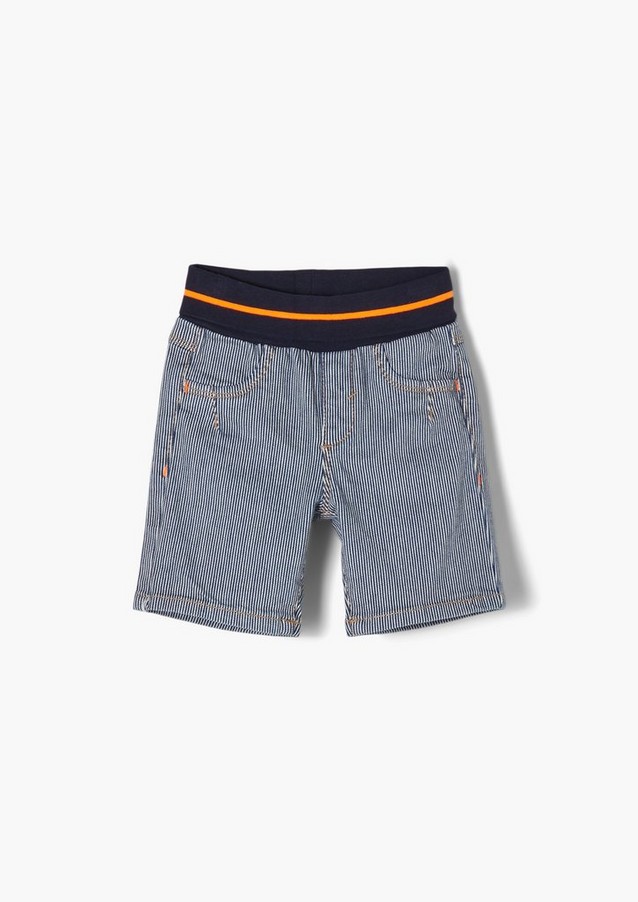Junior Jungen (Größen 50-92) | Streifen-Shorts mit Umschlagbund - BV62784
