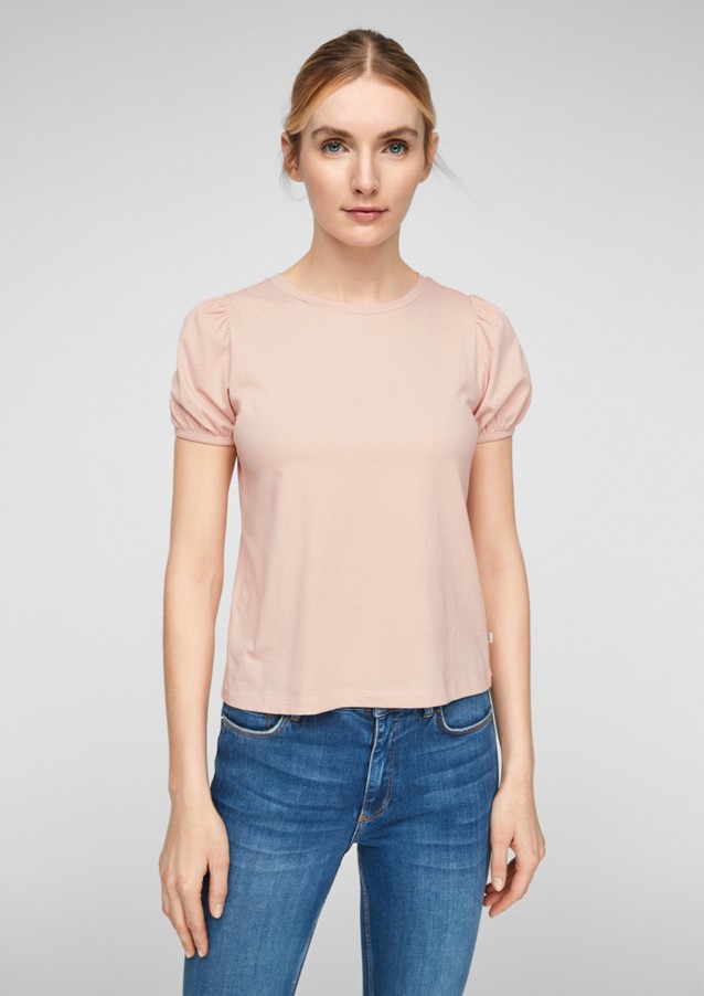 Damen Shirts & Tops | Jerseyshirt mit Puffärmeln - AP18868
