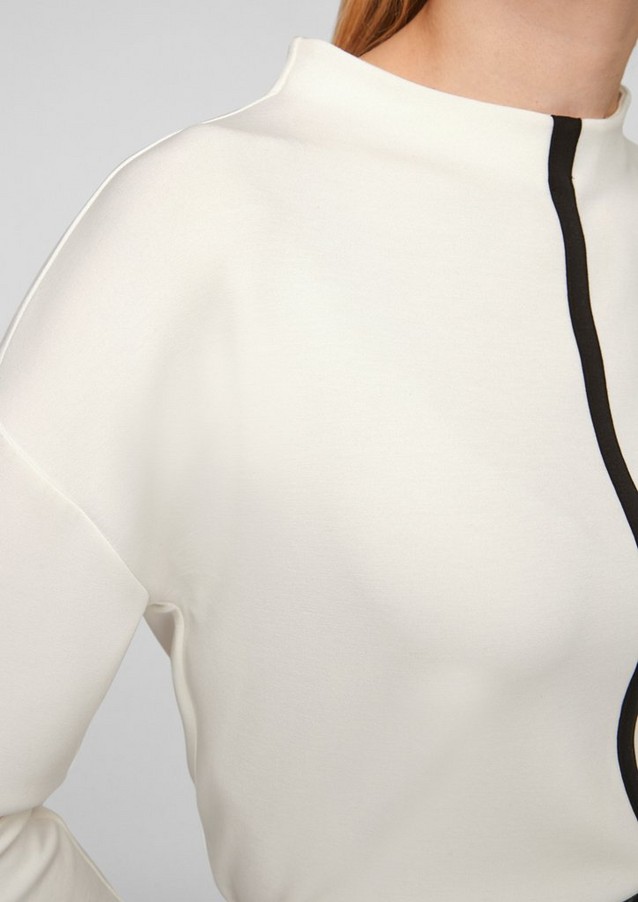 Femmes Shirts & tops | Haut en jersey à rayures contrastantes - WT37818