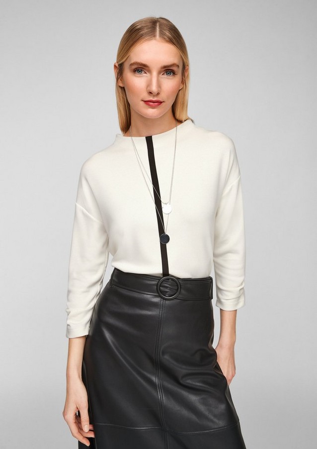 Damen Shirts & Tops | Jerseyshirt mit Kontrast-Streifen - VK69231
