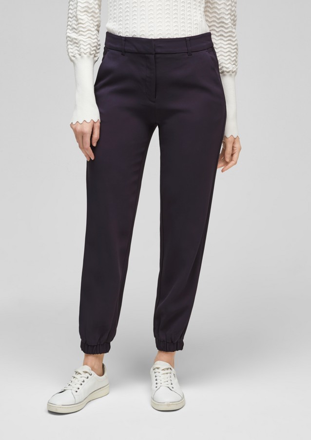 Women Trousers | Regular Fit: Twill tracksuit bottoms - YA12667
