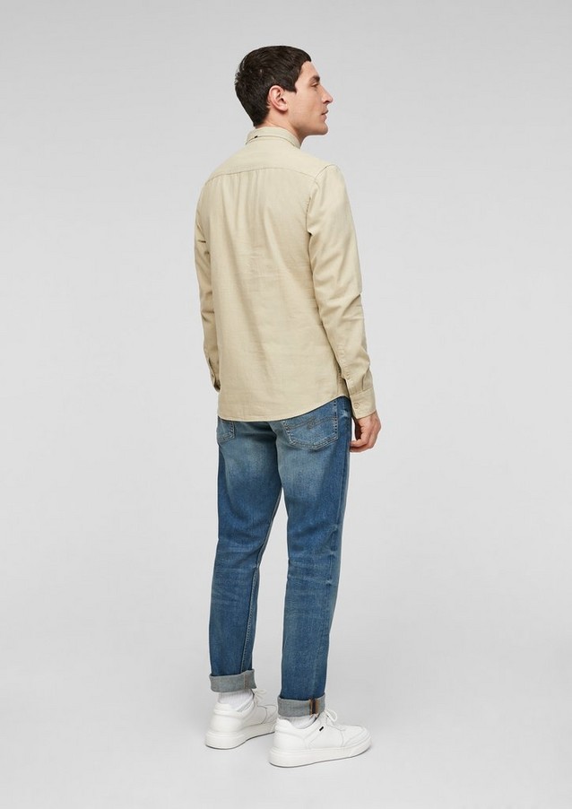 Hommes Chemises | Extra Slim : chemise d'aspect délavé - IS01730