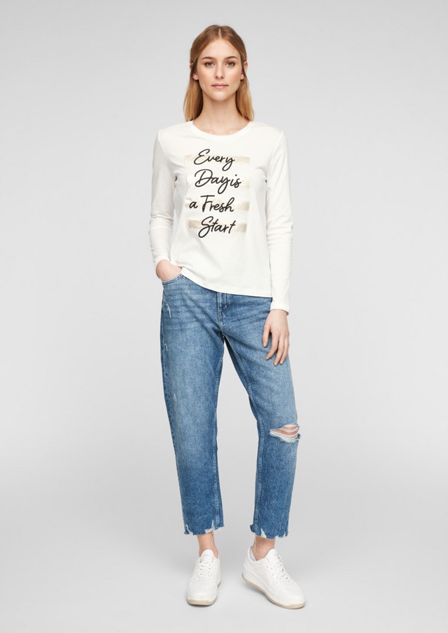 Damen Shirts & Tops | Longsleeve mit Front-Artwork - SF62471