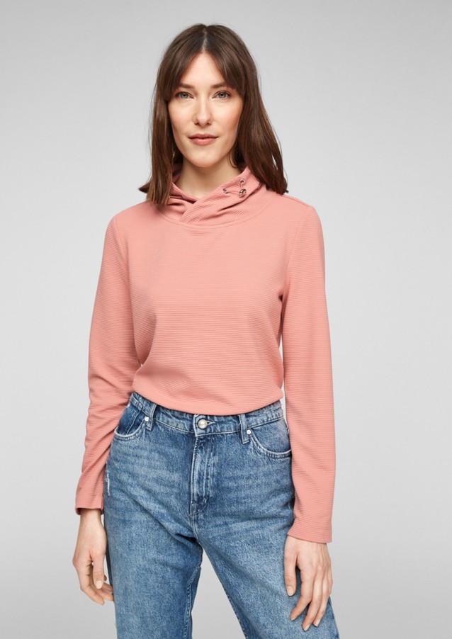 Women Jumpers & sweatshirts | Sweatshirt with a shawl collar - LK14179