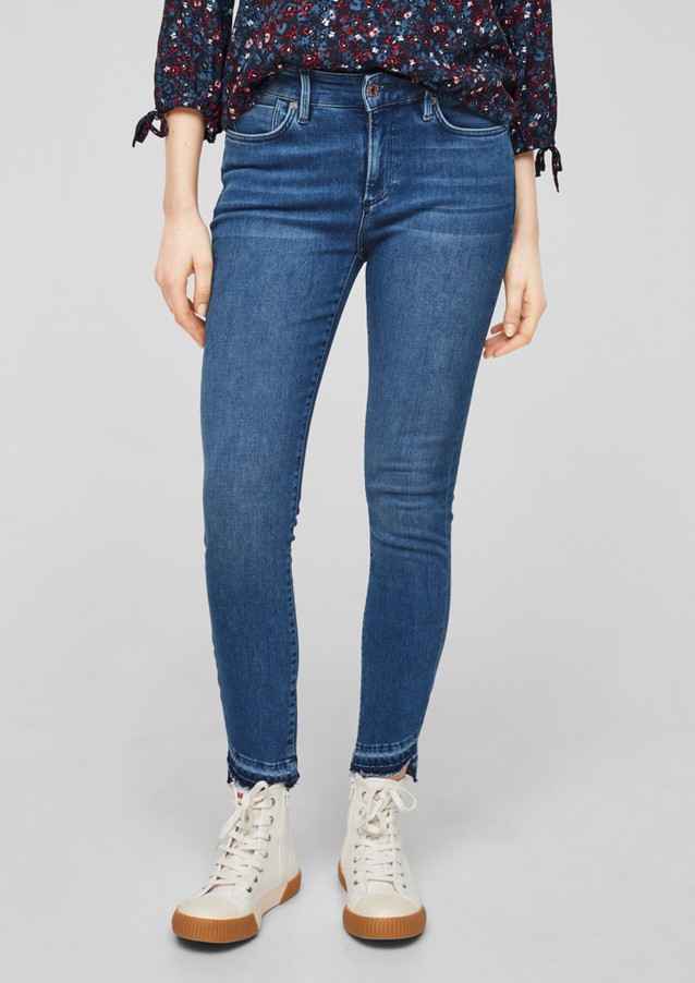 Women Jeans | Skinny Fit: jeans with frayed hems - MB48256