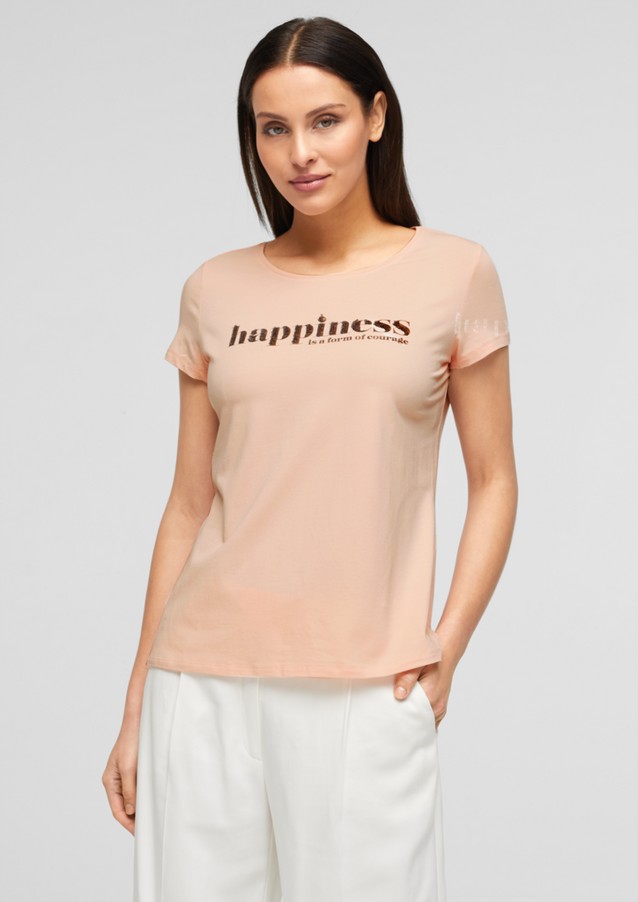 Femmes Shirts & tops | T-shirt en jersey à paillettes - ZV30794