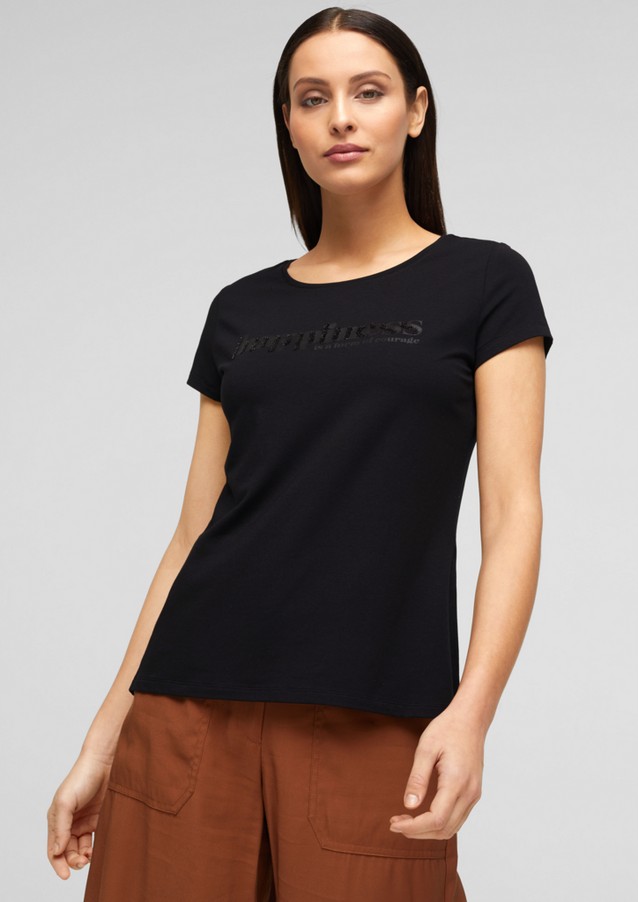 Damen Shirts & Tops | Jerseyshirt mit Pailletten - GU02814