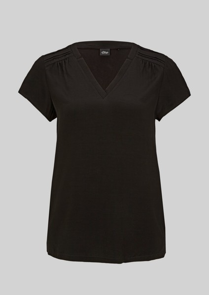 Damen Shirts & Tops | Blusenshirt mit Biesenfalten - CH92752