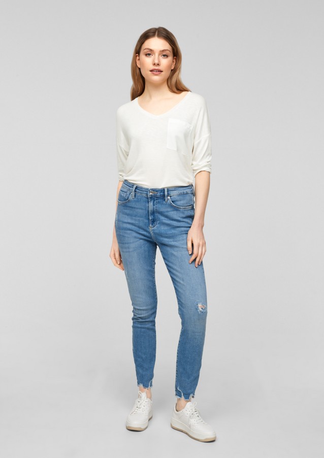 Damen Shirts & Tops | Jerseyshirt mit Satin-Tasche - TB71025