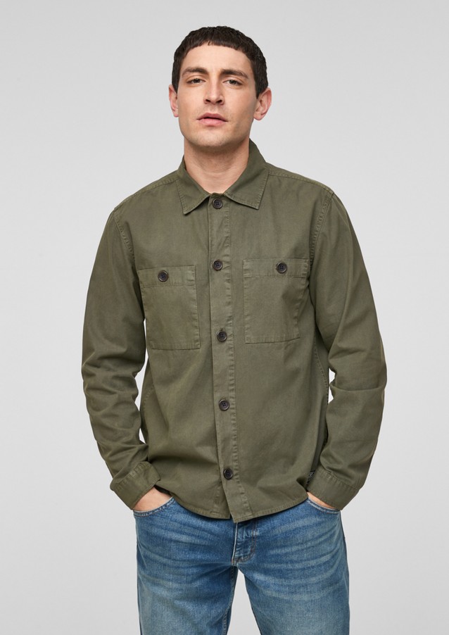 Hommes Chemises | Regular : chemise en coton dotée de poches - OM91045