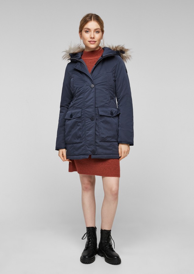 Women Coats | Long parka with padding - MG51921
