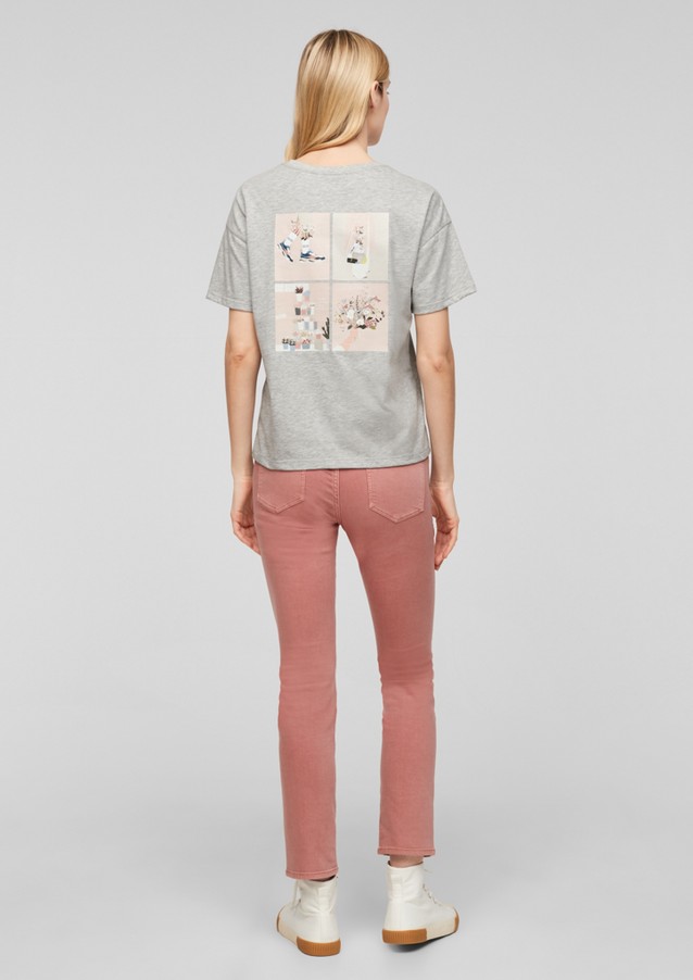Damen Shirts & Tops | T-Shirt mit beidseitigem Print - XJ87312