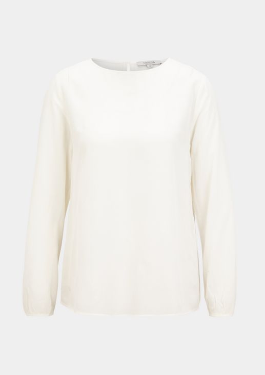 long sleeve blouse with layering from comma