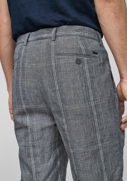 Hommes Shorts & Bermudas | Slim Fit : pantalon en lin mélangé - RP28354