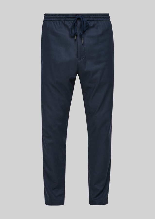 Men Trousers | Slim Fit: chinos with elasticated waistband - ED34827