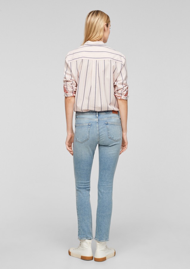 Femmes Jeans | Slim Fit : jean usé Slim leg - SB80771