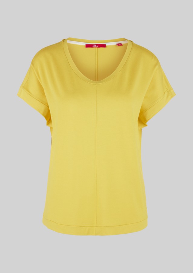 Damen Shirts & Tops | Jerseyshirt in Unicolor - DH43493