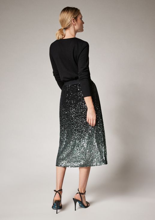 Midi skirt with an ombré effect from comma