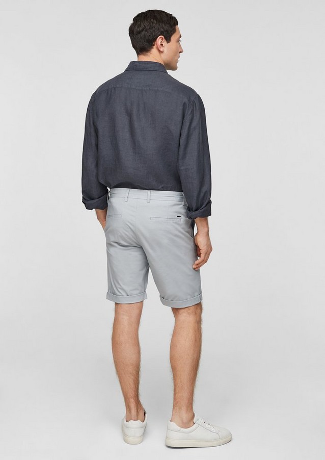 Hommes Chemises | Slim Fit : chemise en lin - ZK00957