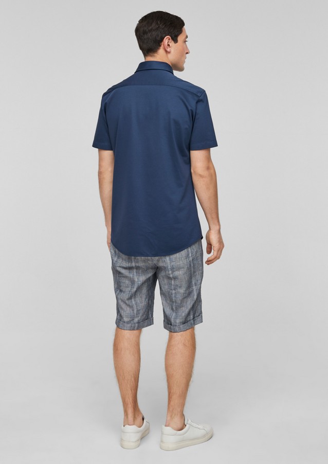 Men Shirts | Slim Fit: Jersey piqué top - IA27674