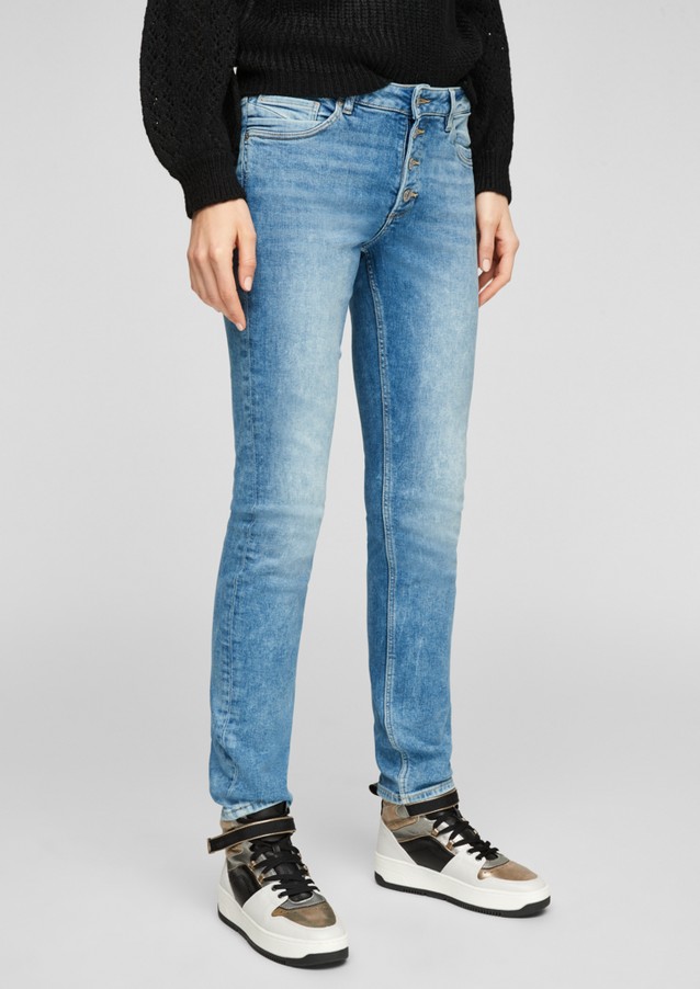Femmes Jeans | Slim Fit : jean à braguette boutonnée - DL64792