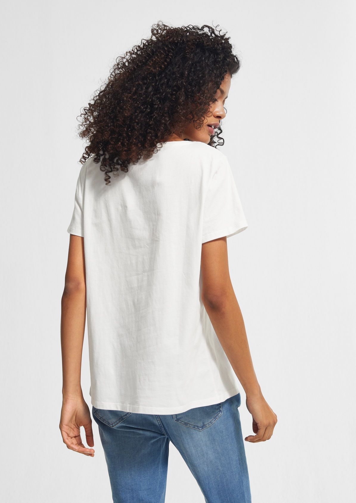 Cotton jersey T-shirt from comma
